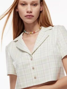 Aritzia Sunday Best Plaid Tuesday Shirt